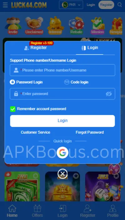 luck 44 game Download